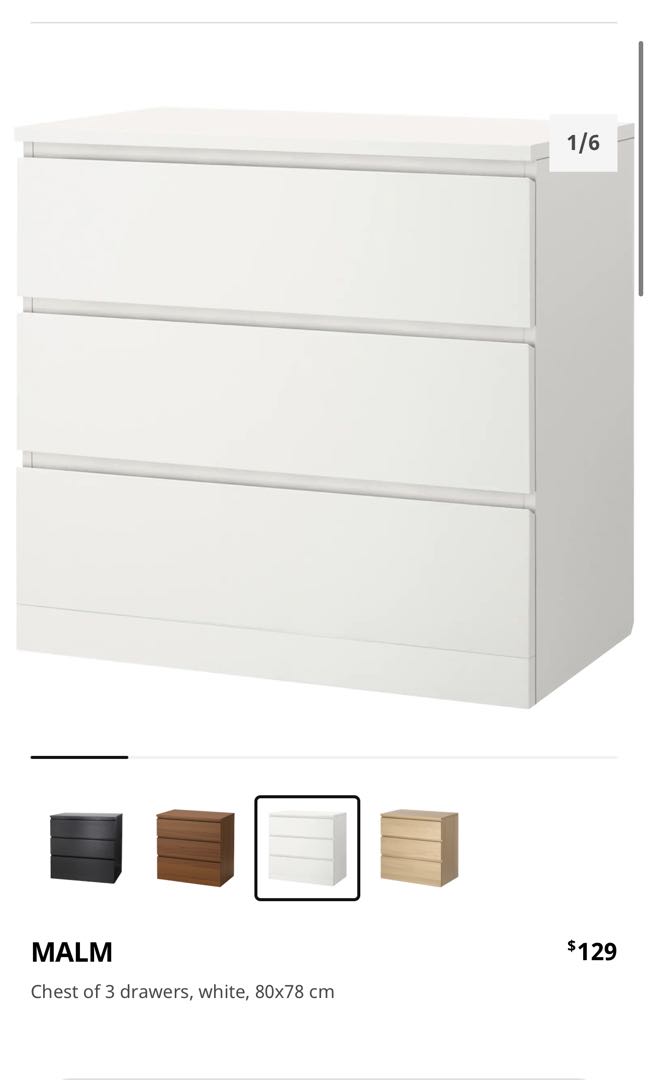 IKEA malm storage drawers, Furniture & Home Living, Furniture
