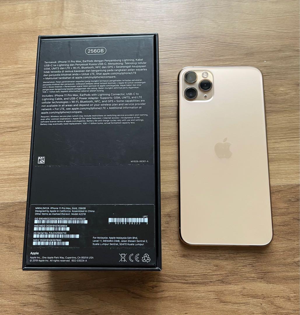 Iphone 11 Pro Max Gold 256gb My Set Mobile Phones Tablets Iphone Iphone 11 Series On Carousell