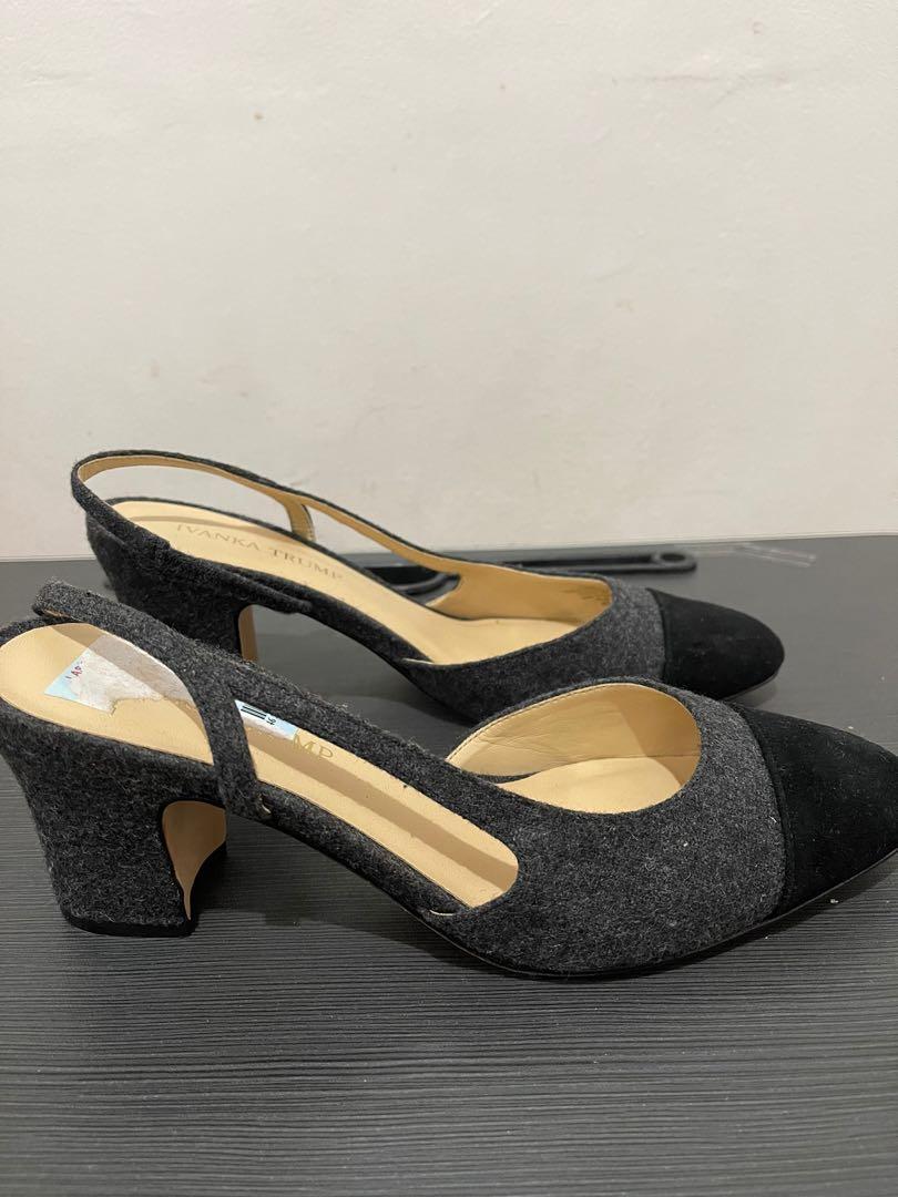 IVANKA TRUMP LIAH SUEDE SLINGBACK PUMPS Women s Fashion Footwear
