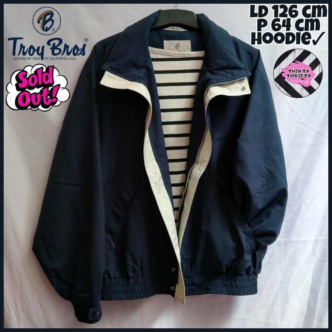 Jaket harrington hoodie sales