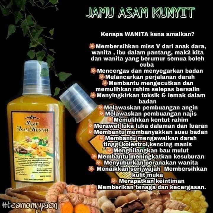 Jus Asam Kunyit Health Nutrition Health Supplements Health Food Drinks Tonics On Carousell
