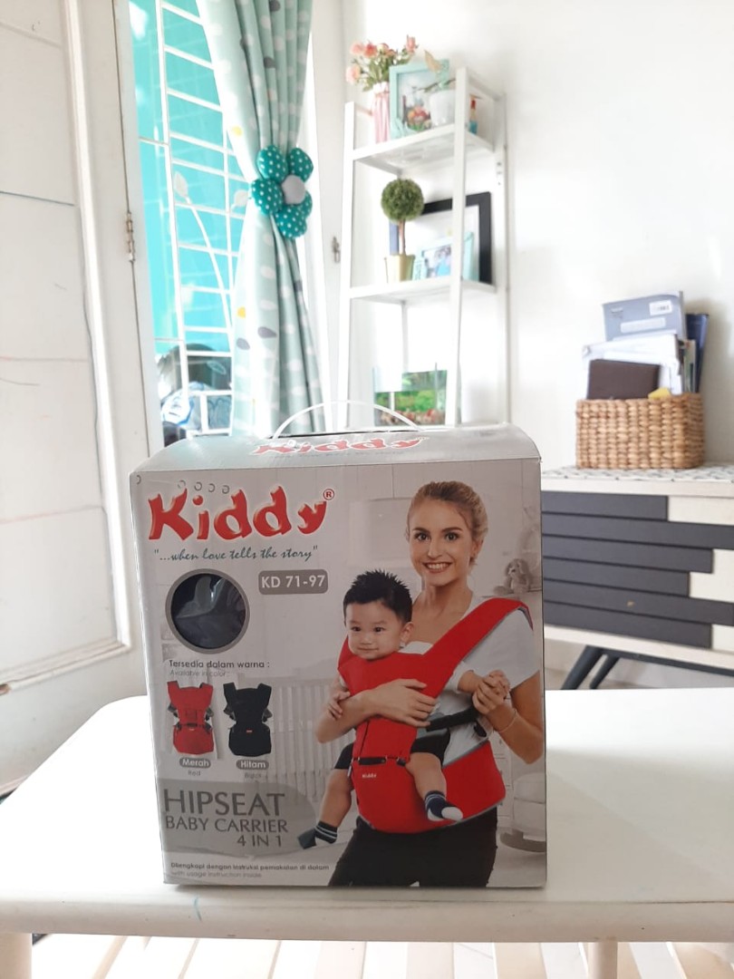Kiddy Hipseat Baby Carrier 4 in 1, Bayi & Anak, Kereta, Kursi Goyang