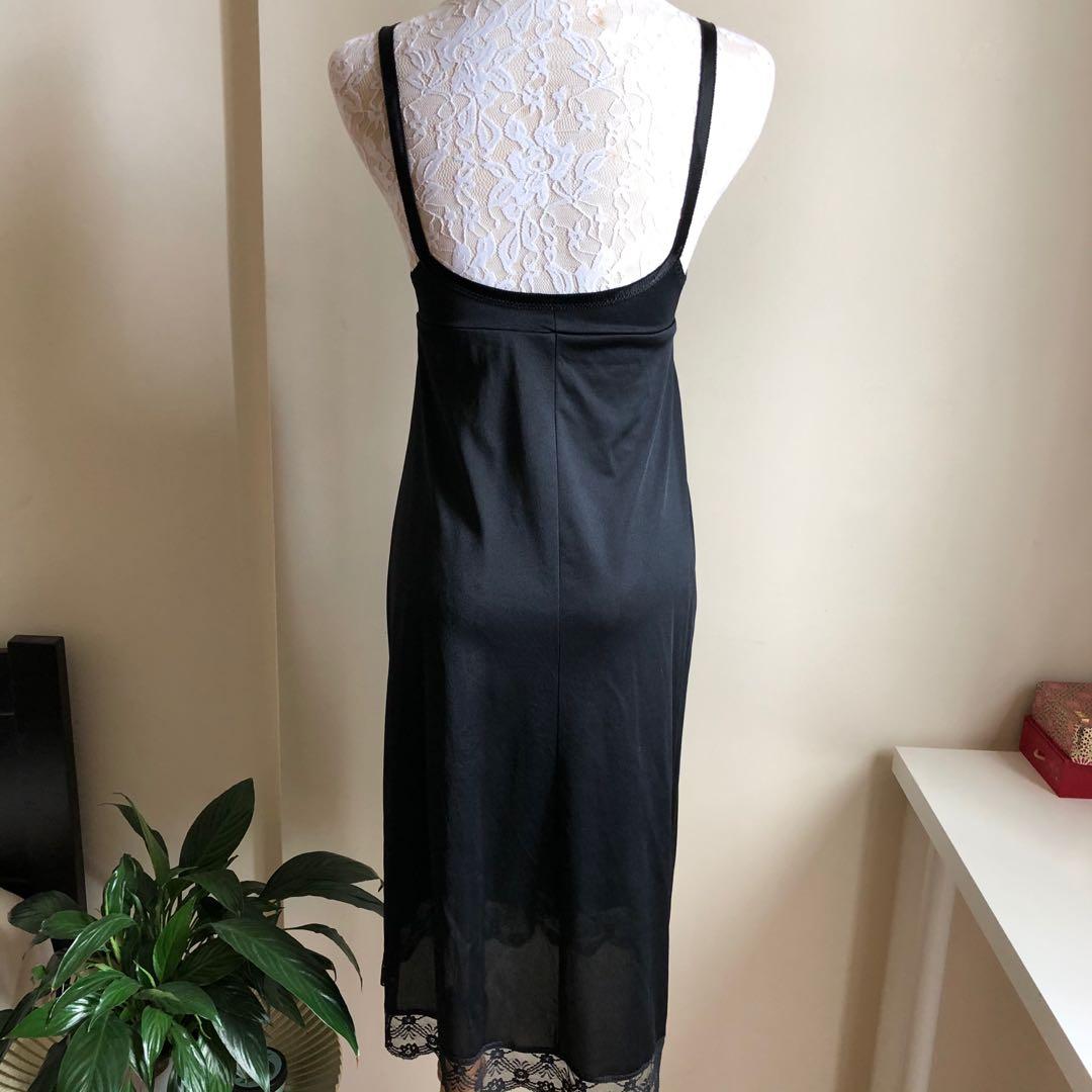 Laced Slip Dress with Bra, Women's Fashion, Dresses & Sets