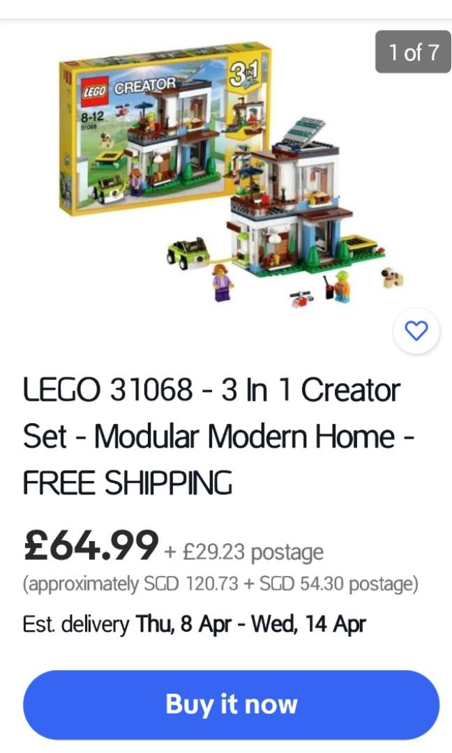 Modular Modern Home 31068, Creator 3-in-1