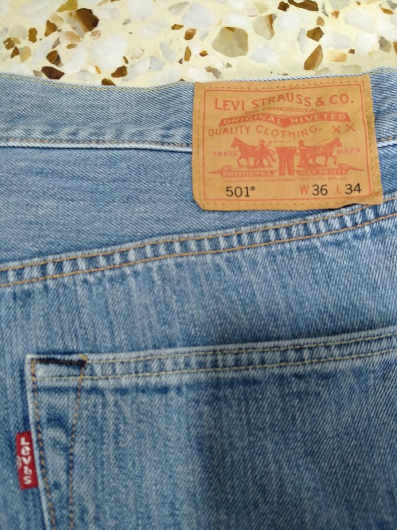 Levi Strauss Original Riveted, Men's Fashion, Bottoms, Jeans on Carousell