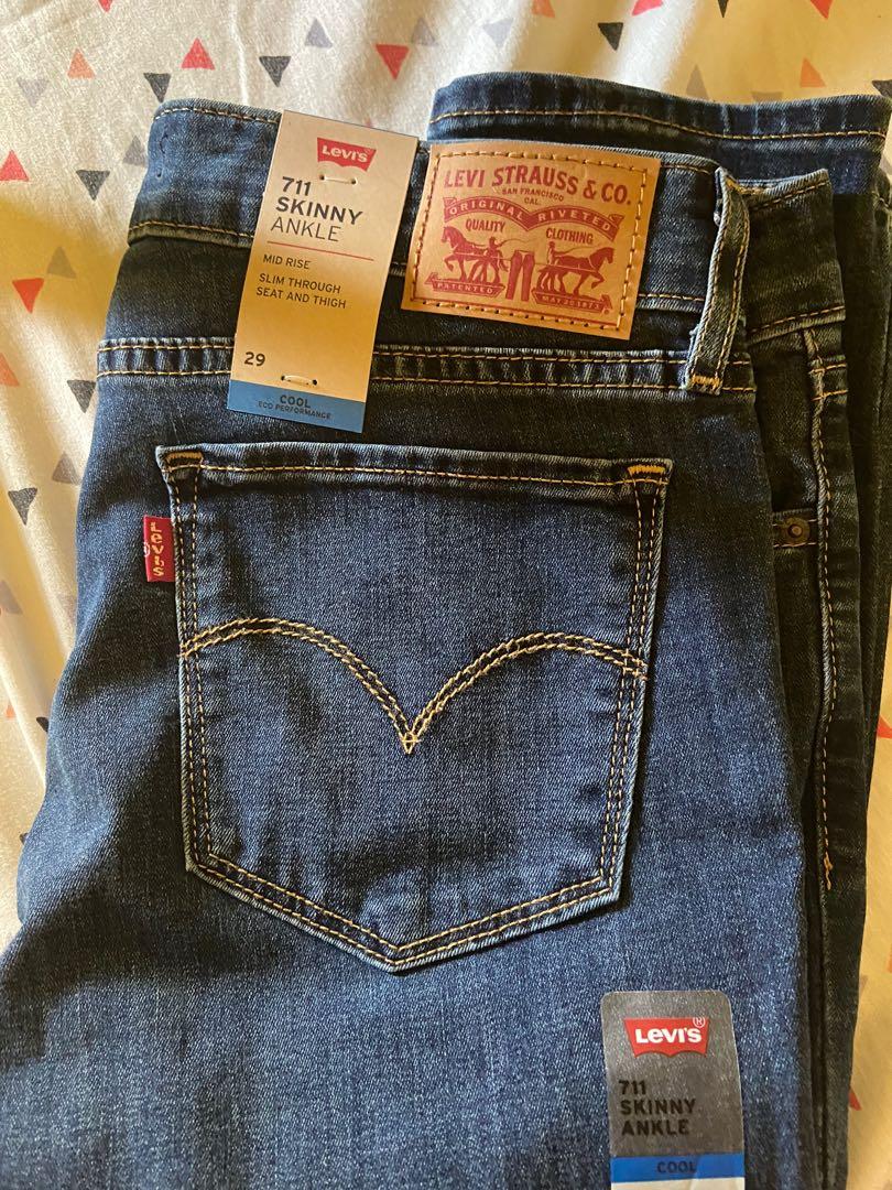 Levi's 711 Skinny Ankle Midrise Jeans size 29, Women's Fashion, Bottoms,  Jeans on Carousell