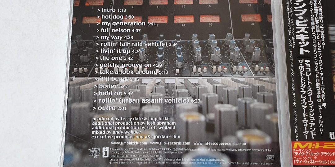 Limp Bizkit Chocolate Starfish And The Hotdog Flavored Japan Press Cd Music Media Cd S Dvd S Other Media On Carousell Limp Bizkit Chocolate Starfish And The Hotdog Flavored Japan Press Cd Music Media Cd S Dvd S Other Media On Carousell