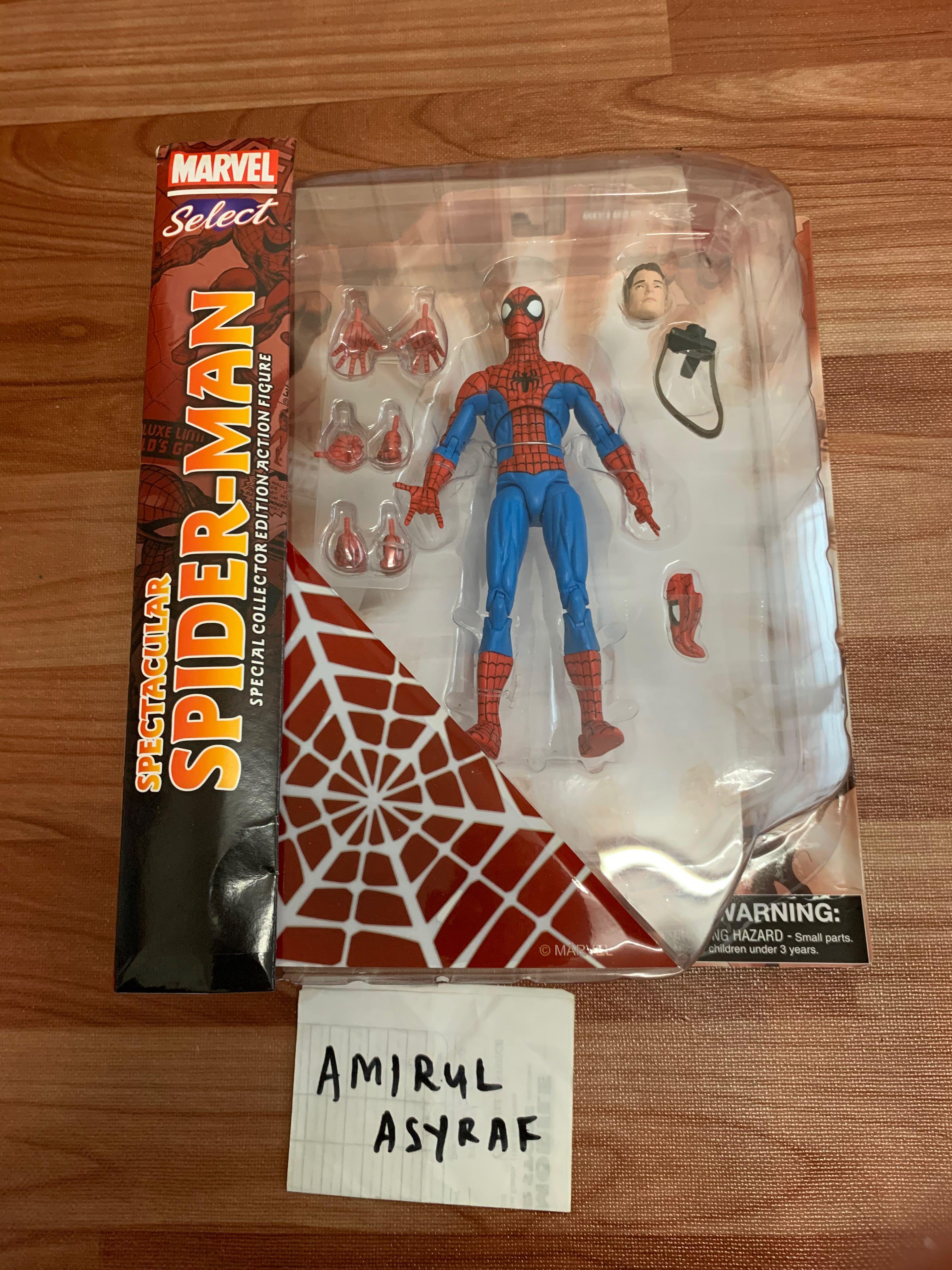 Marvel select spectacular spider man sale