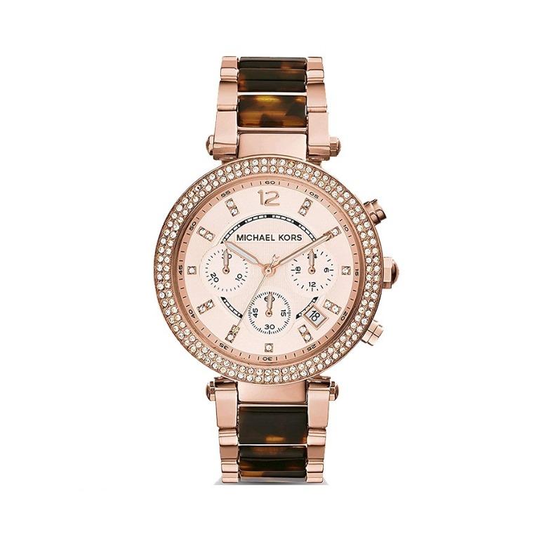 Michael Kors Parker Rose Gold & Tortoise Watch MK5538, Women's Fashion,  Watches & Accessories, Watches on Carousell