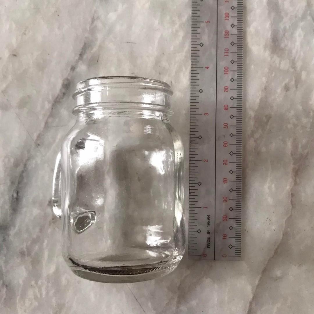 Mini Mason Jar / Shot Glass (Category: Other Kitchenware & Tableware) located in Quezon City. Submitted by firstlovedbyb (Listing ID 1078671026, Image 3). Description: Mini mason jar. May be used for sauces, condiments or as a shot glass. Bought from the US. Size : 3.5 inches.