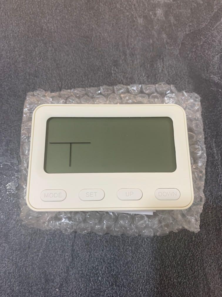 Miniso LCD Alarm Clock, Furniture & Home Living, Home Decor, Clocks on