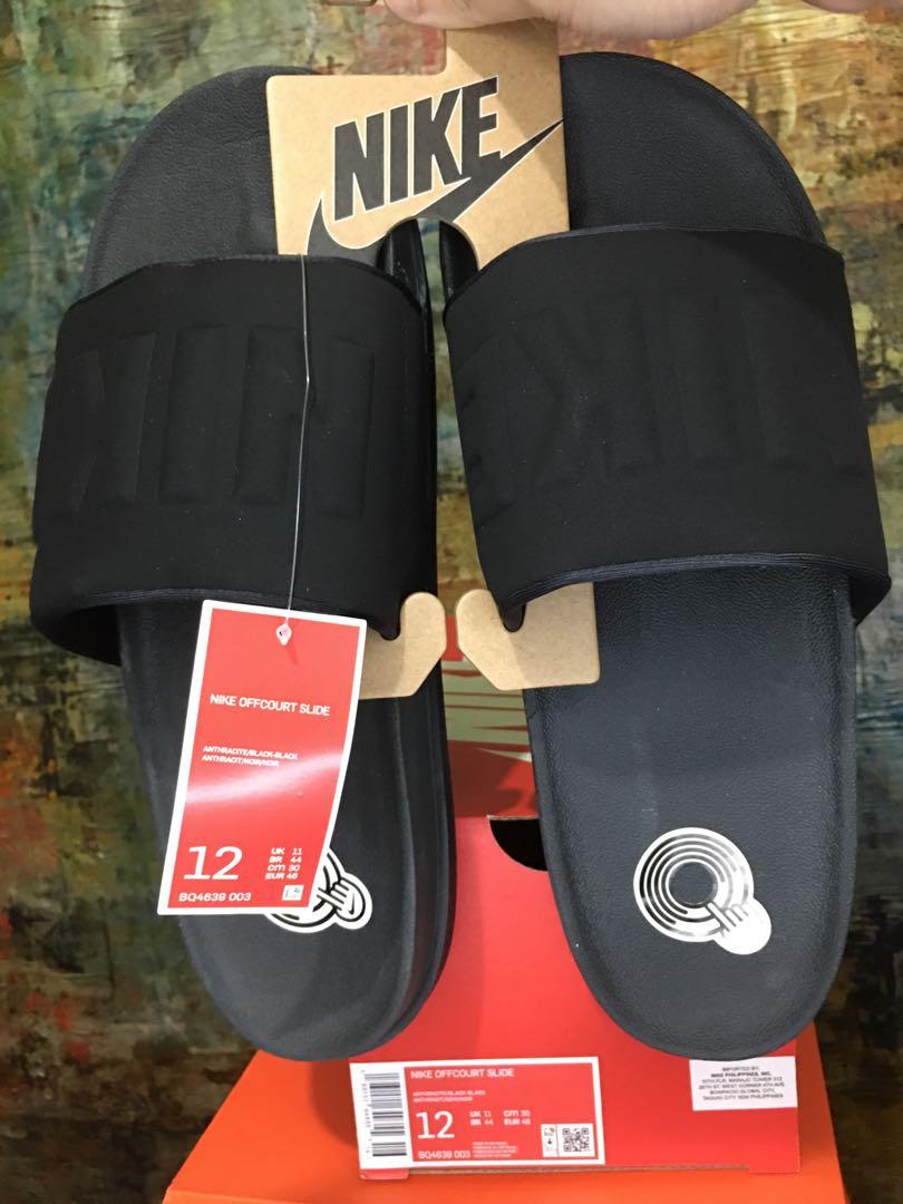 nike slippers size 12