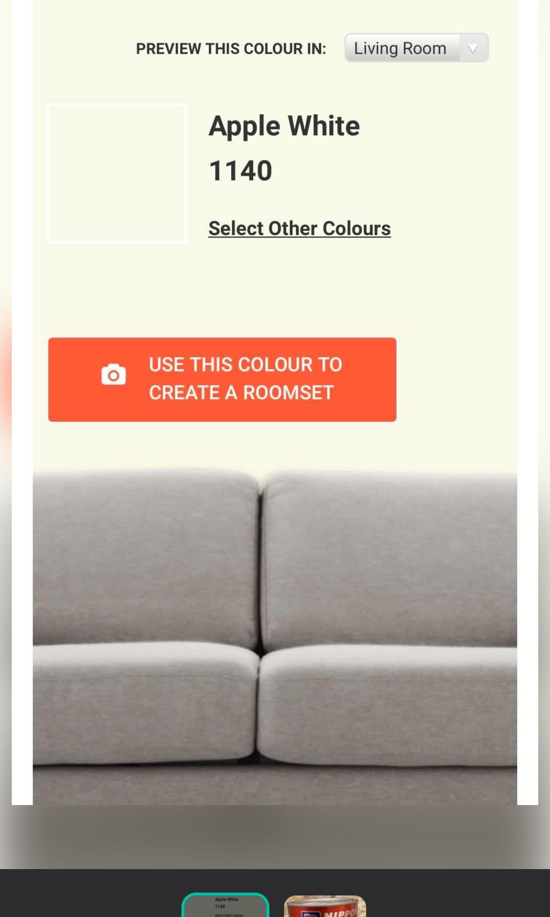 Nippon Paint Apple White 1L, Everything Else on Carousell