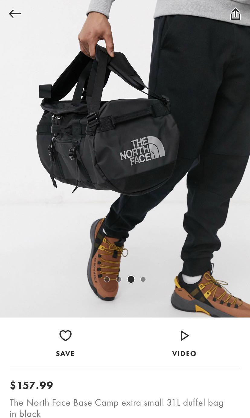 North Face Duffel Bag Xs Men S Fashion Bags Wallets Sling Bags On Carousell