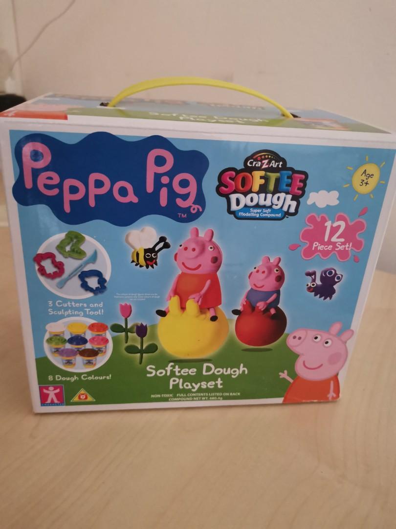 Peppa pig softee dough set clearance