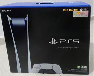 (Rental / Rent) Playstation 5 PS5 Digital w 2 controllers + PSPlus ...