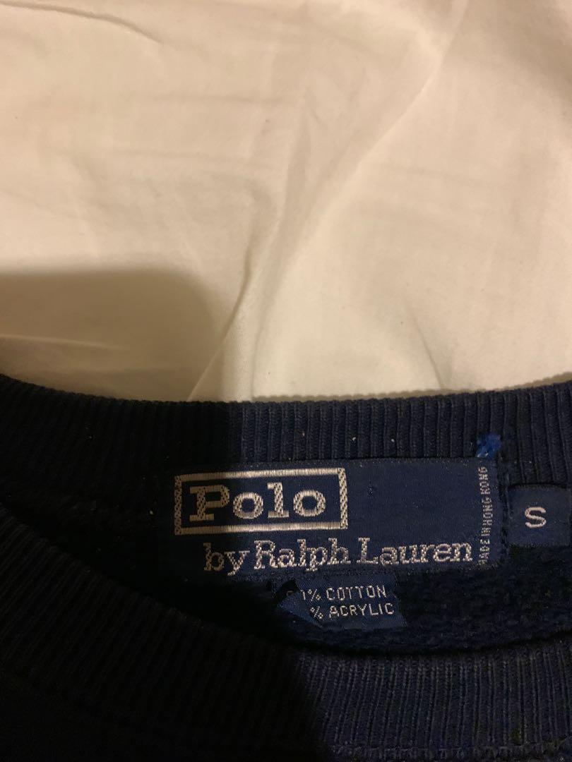 polo ralph lauren sweater authentic, Fesyen Pria, Pakaian ...