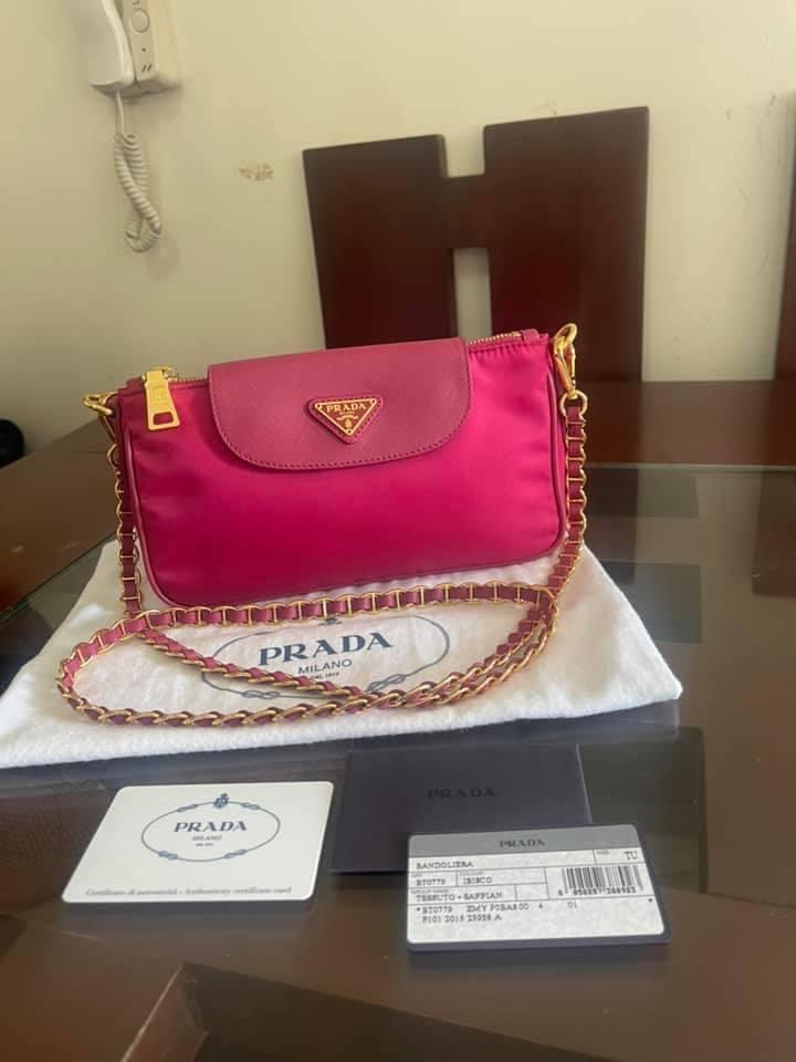 prada pink crossbody