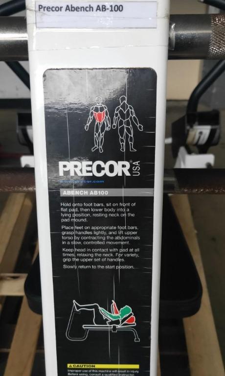 Precor a bench 2025 ab100