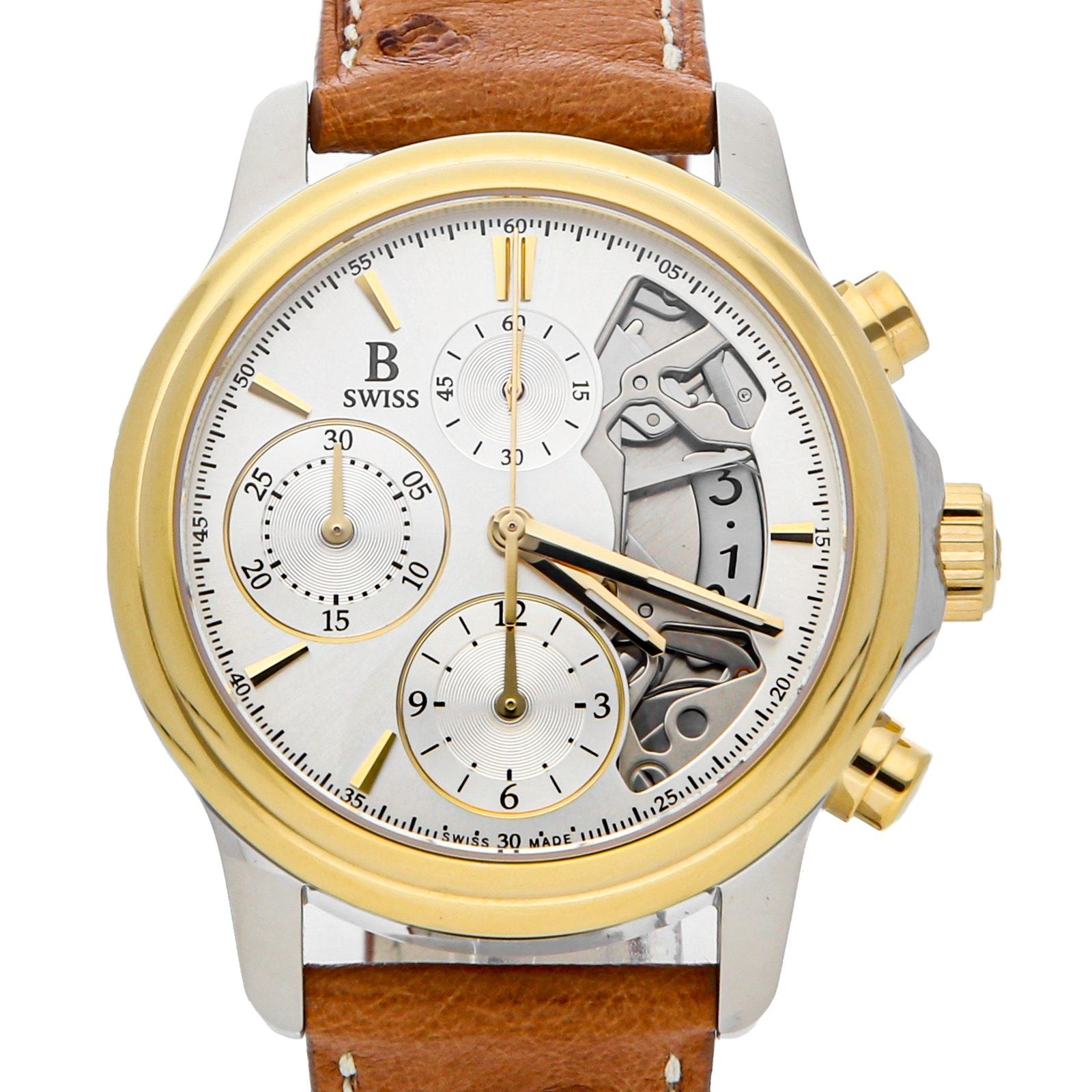 B swiss by bucherer prestige chrono deals automatic watch