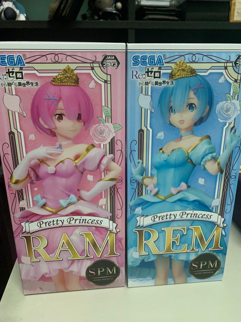Pretty Princess Ram and Rem, Hobbies & Toys, Collectibles & Memorabilia, Fan Merchandise on