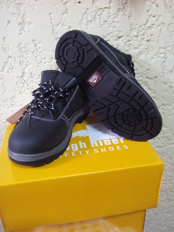 safety shoes tough rider lowcut highcut, Men's Fashion, Footwear, Boots ...