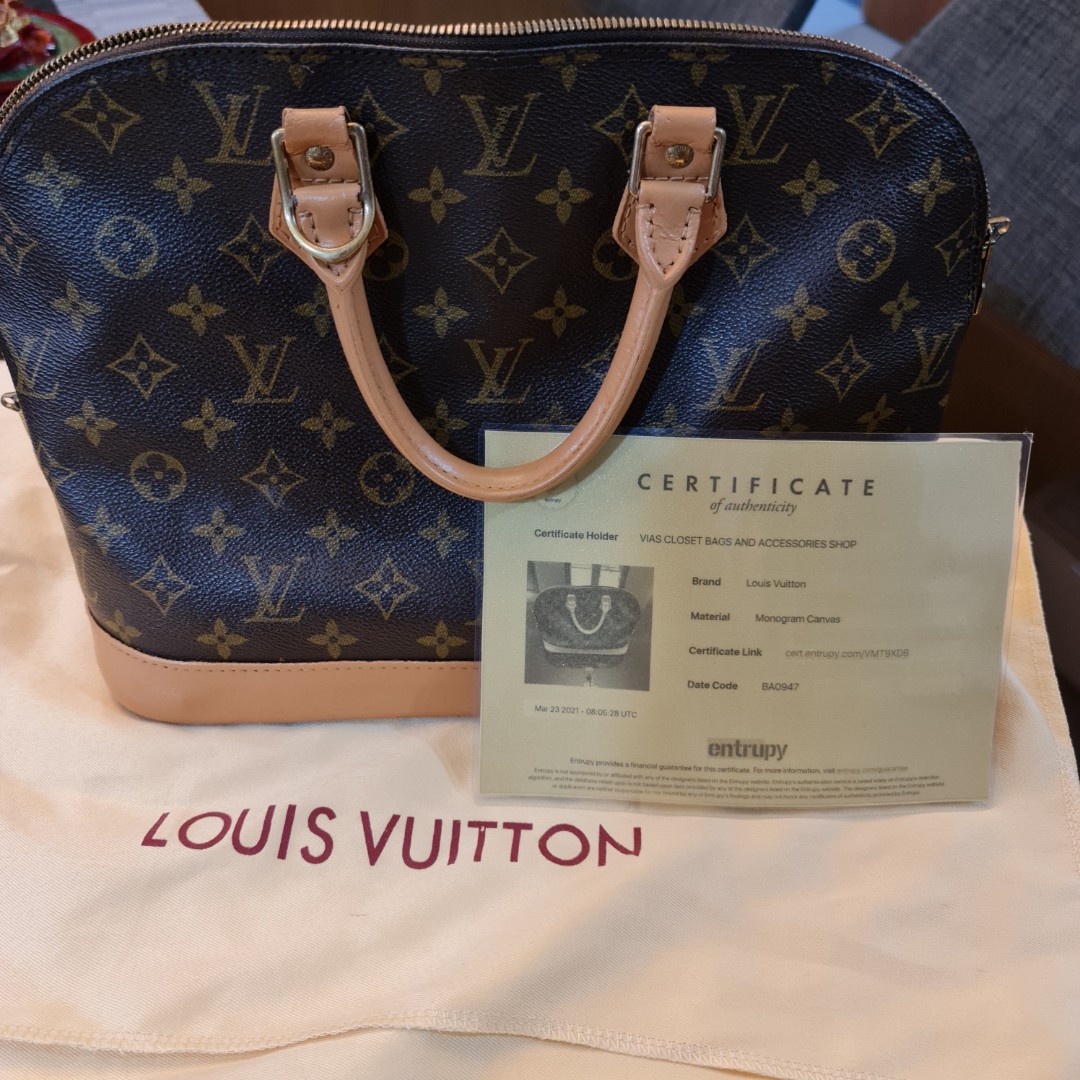 LOUIS VUITTON Alma limited edition vachetta leather – Vintage Carwen