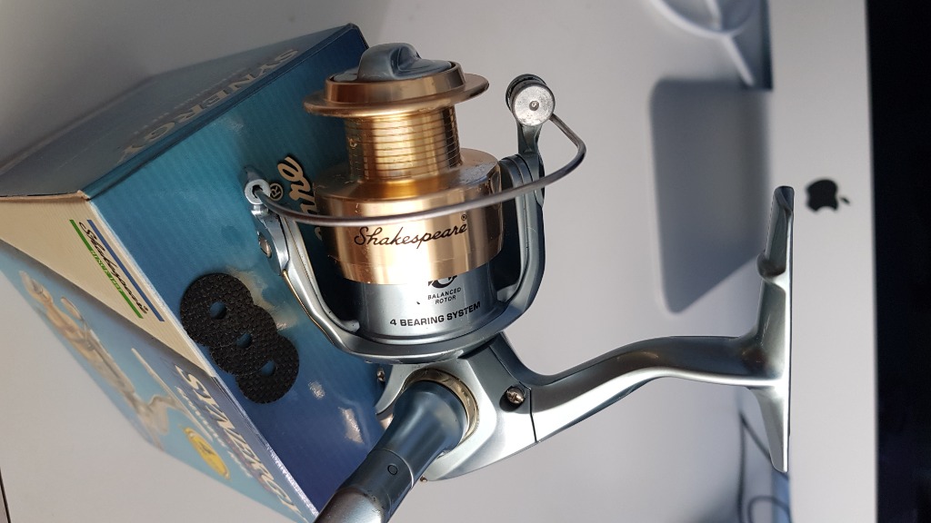 Shakespeare Synergy Spinning reel, Sports Equipment, Fishing on Carousell