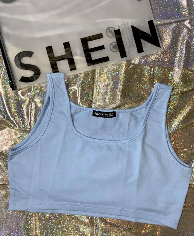 SHEIN Rib-knit Crop Tank Top (Category: Others Tops) located in Taguig. Submitted by mcbunyi (Listing ID 1078735976, Image 1). Description: Shein offers some of the best shoes, bags, men's clothes, children's apparel, accessories, and other fashion items in the Philippines. SHEIN Rib-knit Crop Tank Top - ON HAND! - 85% polyester; 15% cotton - small size.