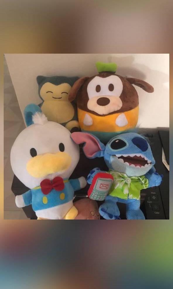 Soft Toy Snorlax Donald Duck Stitch Hobbies Toys Toys Games On Carousell