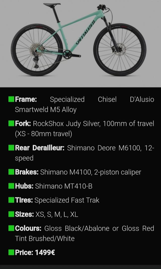 Specialized chisel cheap base 2021