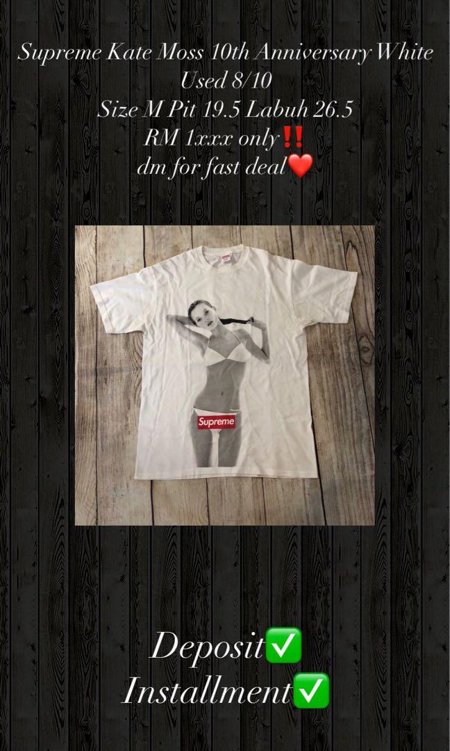 Supreme Kate Moss 10th Anniversary Tee White