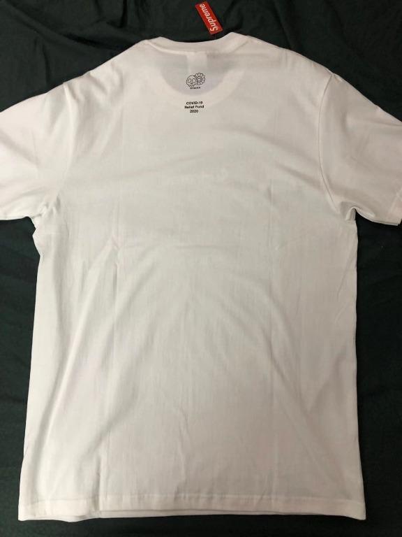 Supreme white t shirt price sales
