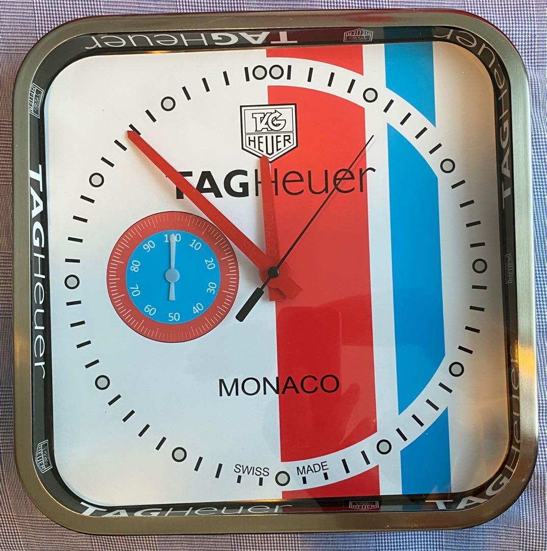 Tag Heuer Monaco Dealer Wall Clock, Hobbies & Toys, Memorabilia &  Collectibles, Vintage Collectibles On Carousell