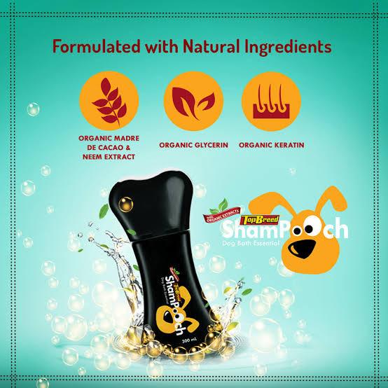 TOP BREED SHAMPOOCH (300ml) DOG SHAMPOO (w/ madre de cacao, antibacterial & antiparasitic), Pet