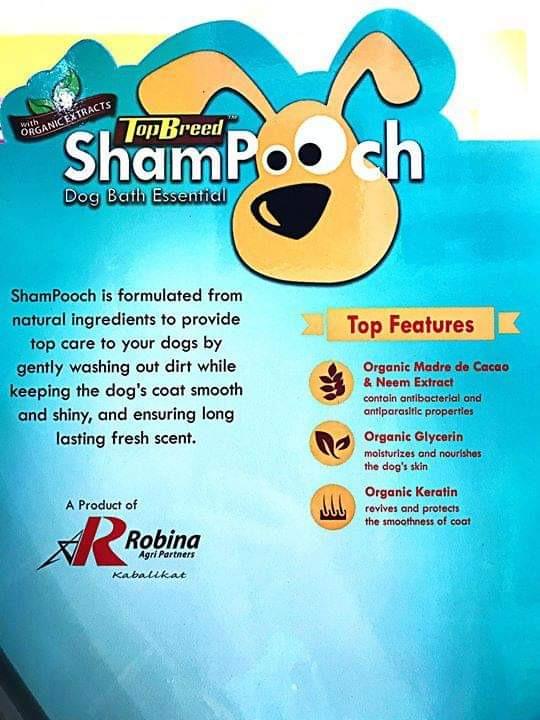 TOP BREED SHAMPOOCH (300ml) DOG SHAMPOO (w/ madre de cacao, antibacterial & antiparasitic), Pet