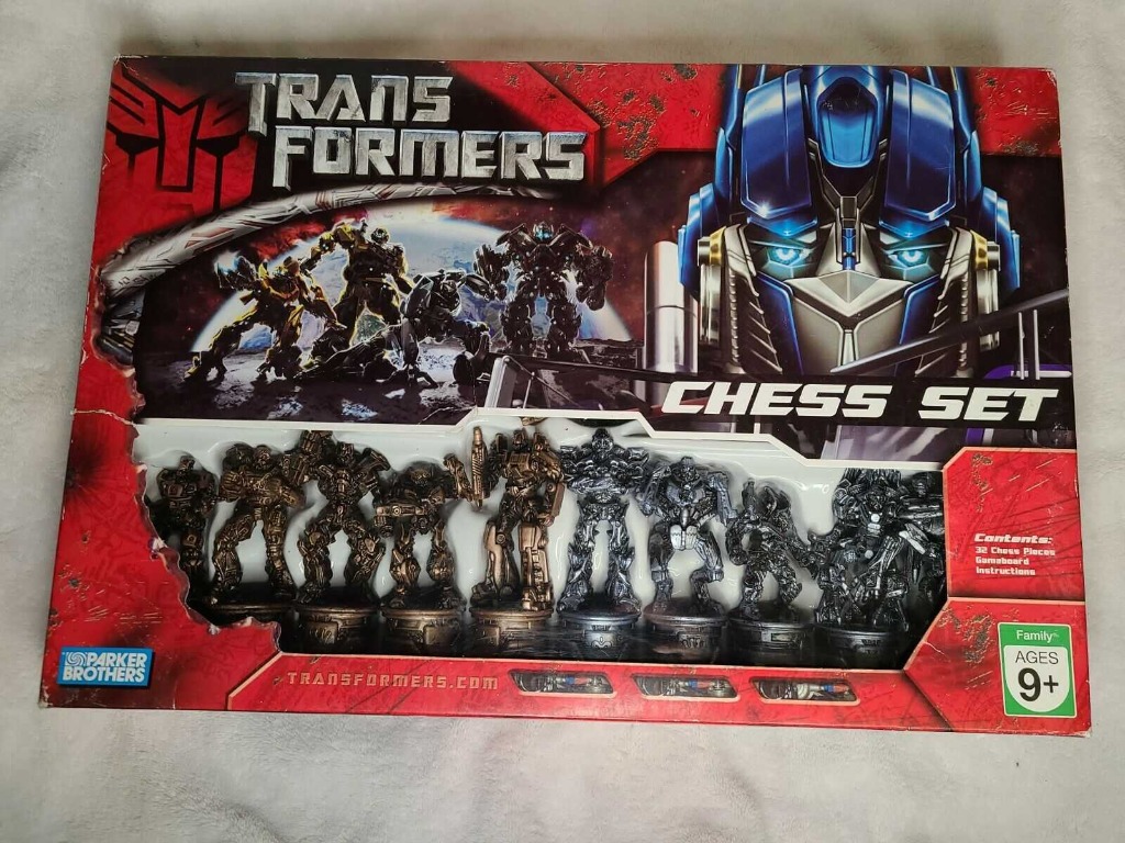 Transformers Chess Set Parker Brothers Hasbro, Hobbies & Toys, Toys
