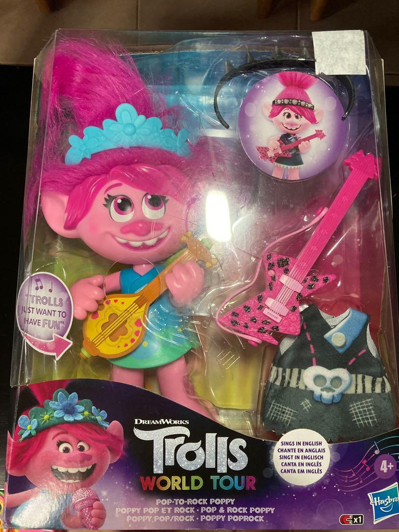 Trolls Pop-to-rock Poppy, trolls world tour, Hobbies & Toys, Toys ...