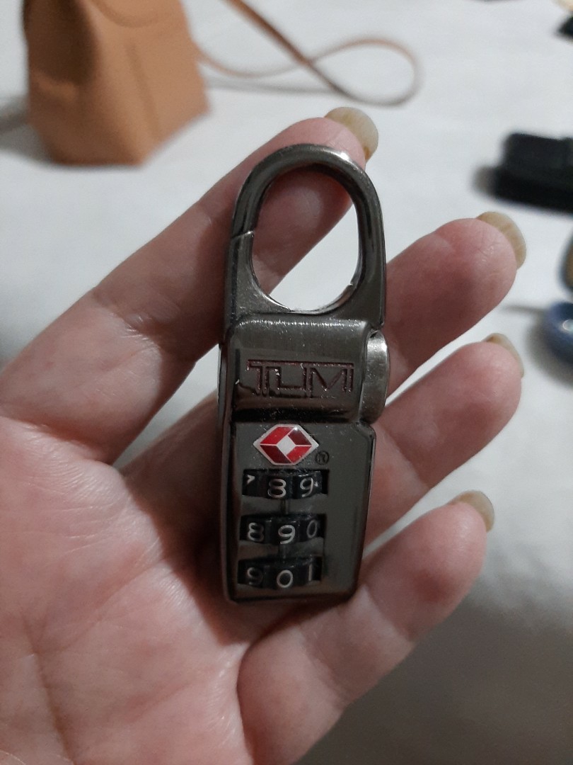 TUMI luggage lock, Everything Else, Looking For on Carousell