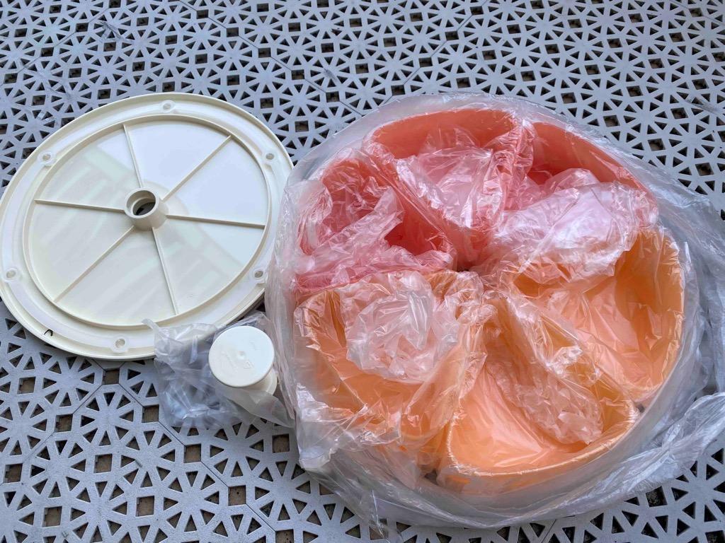 Tupperware Modular Carousel Set (Containers + Rotating tray), Furniture ...