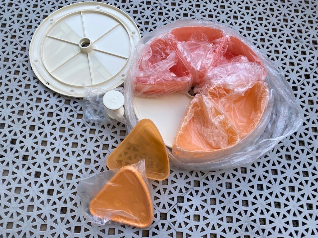 Tupperware Modular Carousel Set (Containers + Rotating tray), Furniture ...