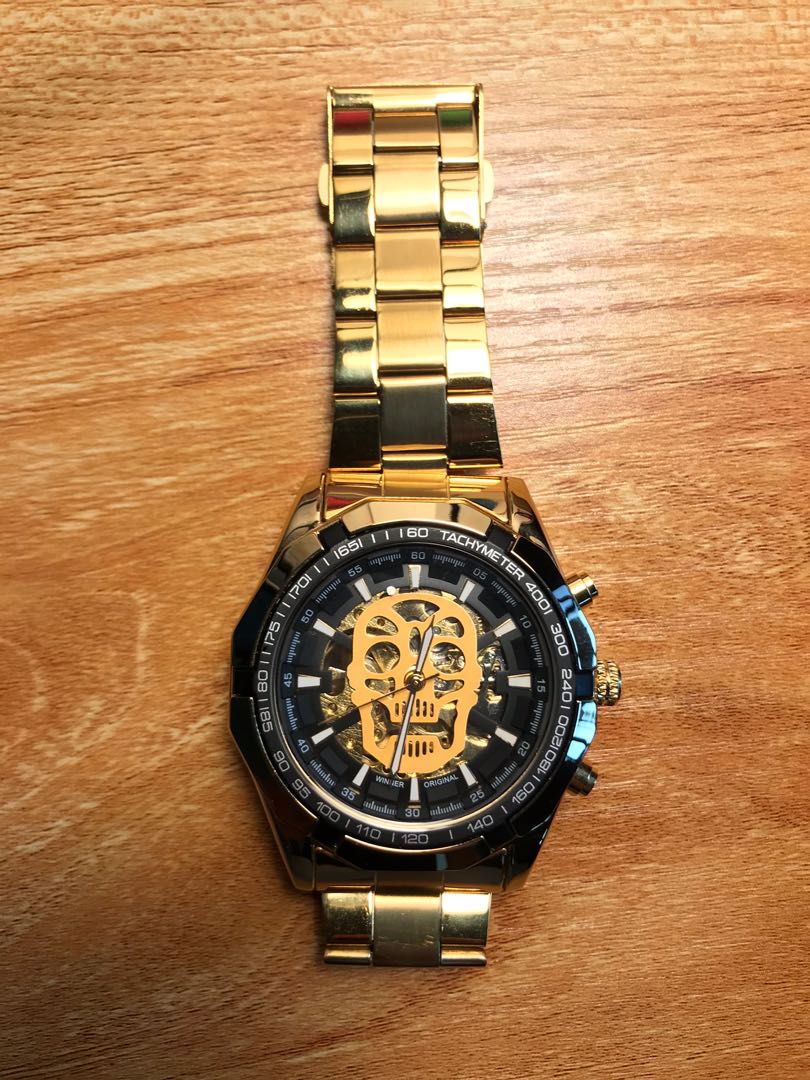T winner clearance skull watch
