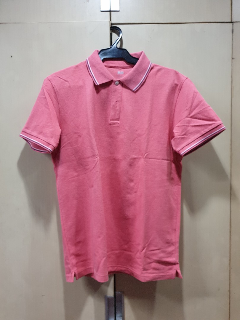Uniqlo pink polo deals