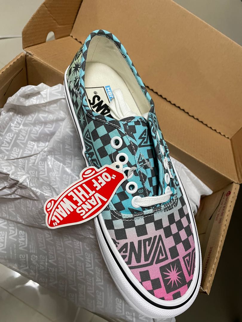 vans authentic sf tribal check women s fashion footwear sneakers on carousell