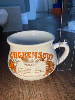 Vintage chicken soup bowl