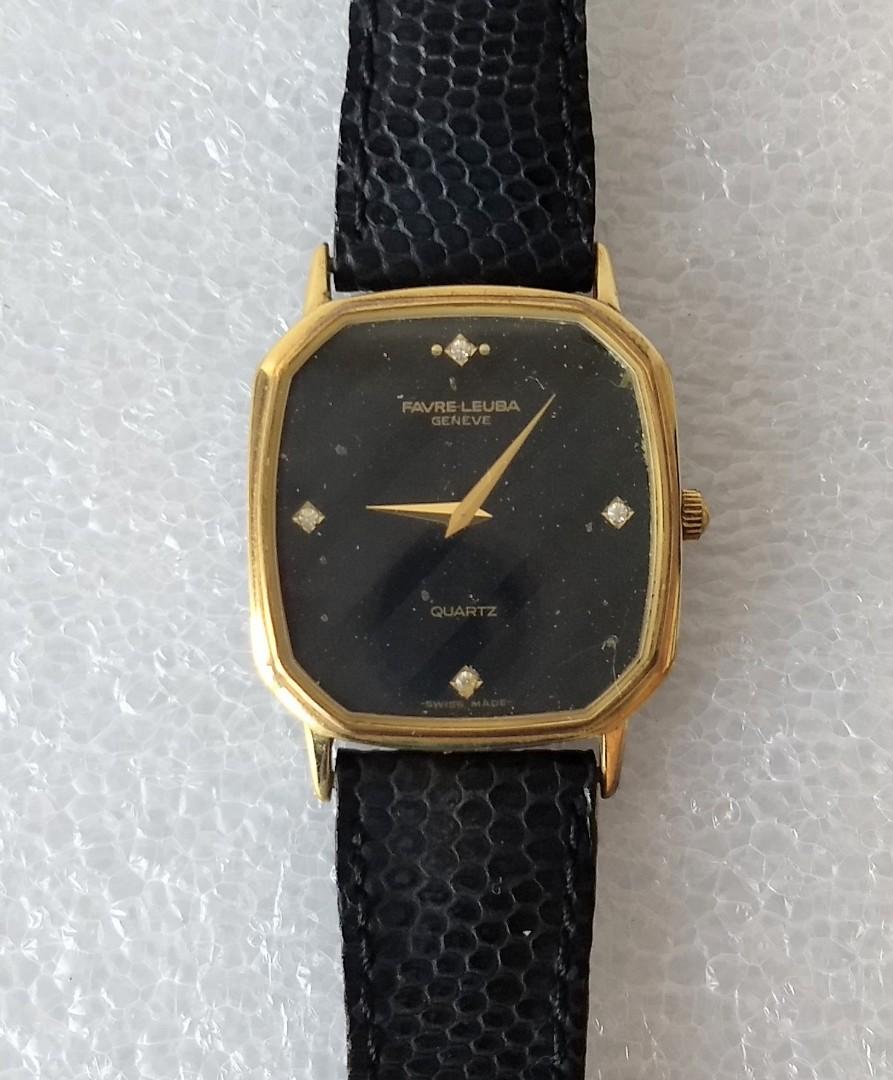Vintage Favre Leuba Unisex Dress Watch Men s Fashion Watches
