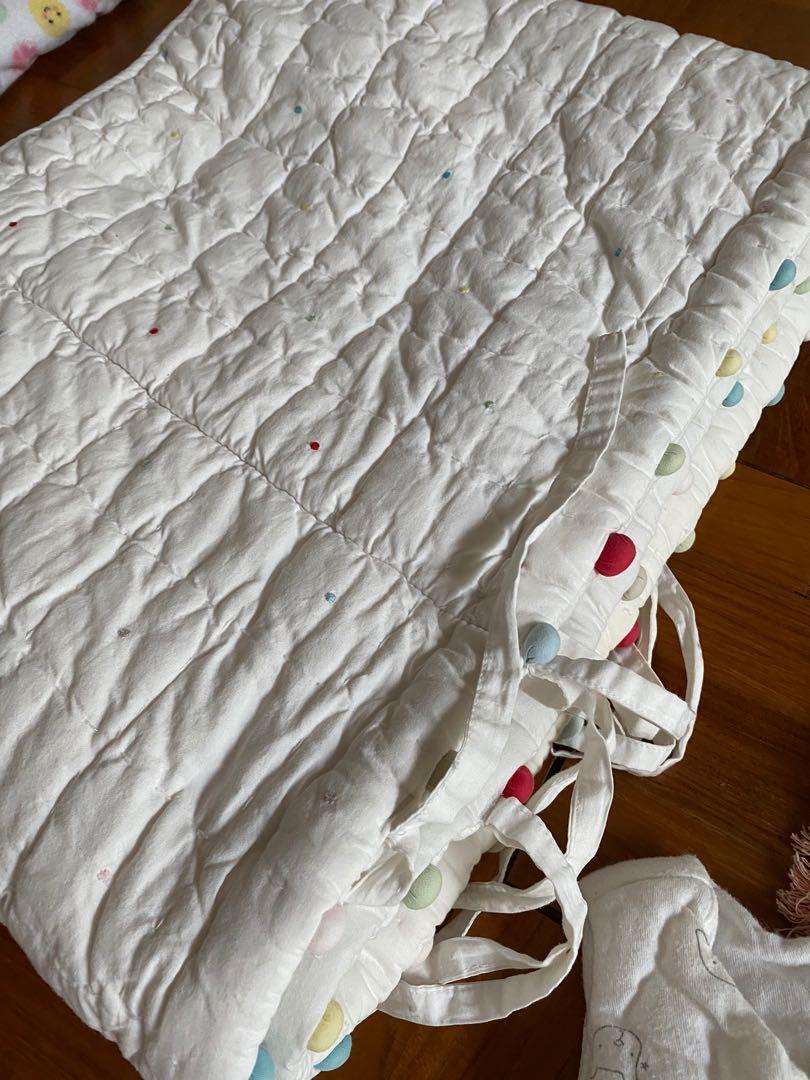 White Company Cot bumper Babies Kids Baby Nursery Kids Furniture Cots Cribs on Carousell