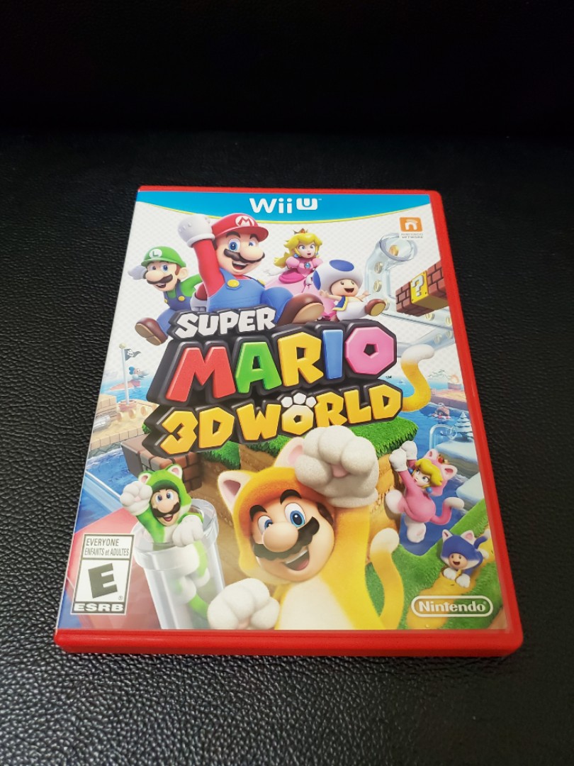 Wii U Super Mario 3d World Us 美版 遊戲機 遊戲機遊戲 Carousell