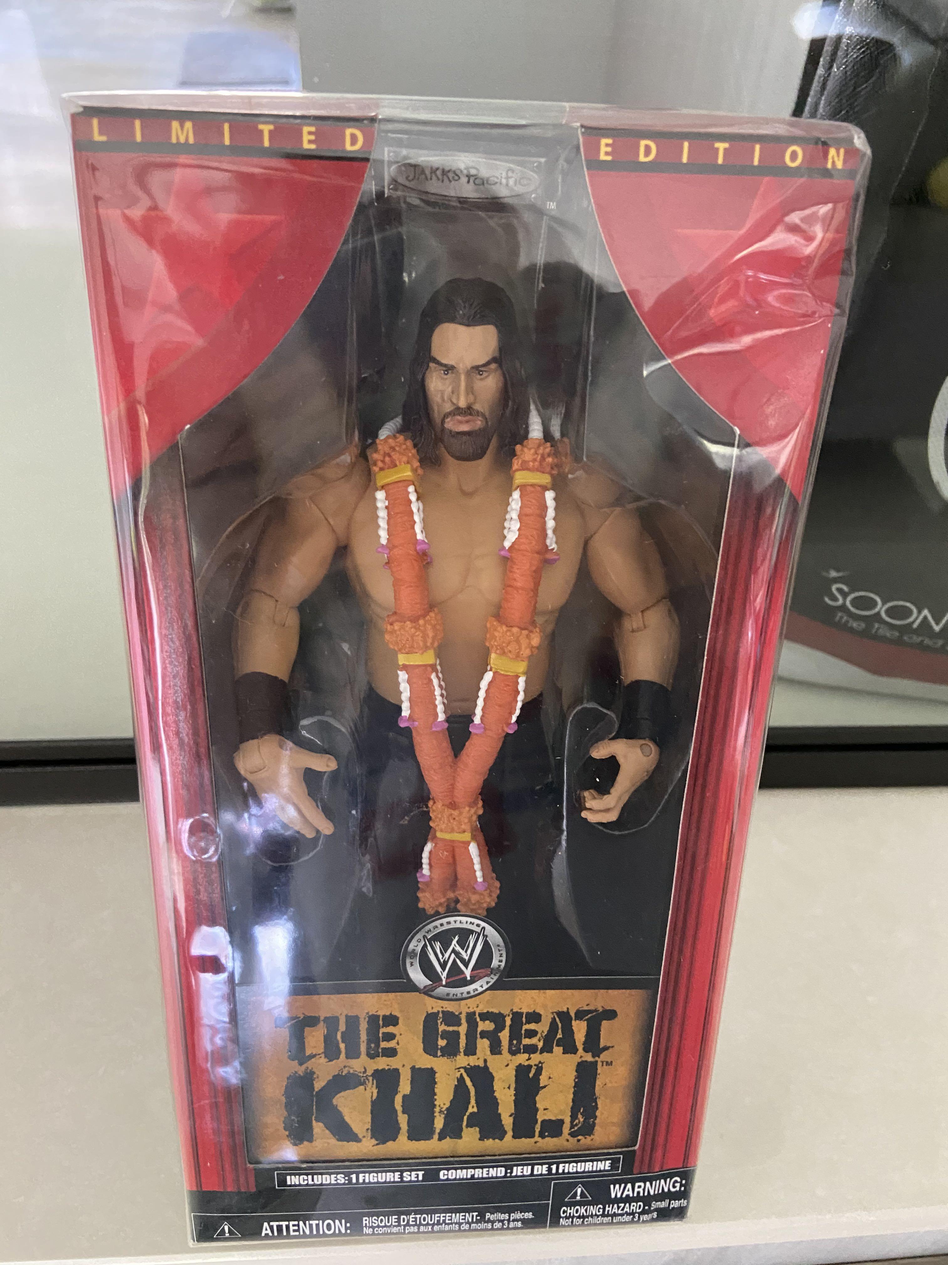 WWE Jakks Pacific Limited Edition Great Khali Exclusive 2021 Hall of Fame  Very Rare Mattel