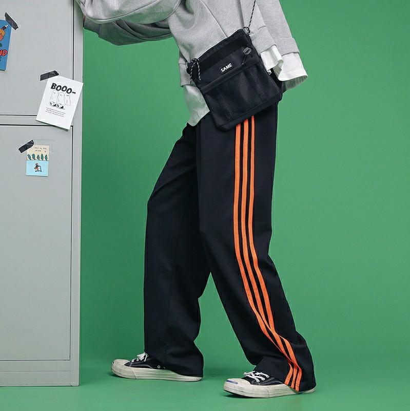 Striped loose fit pants Clearance